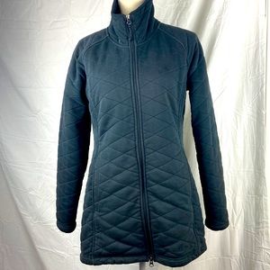 L.L. Bean Quilted Fleece Jacket in Black